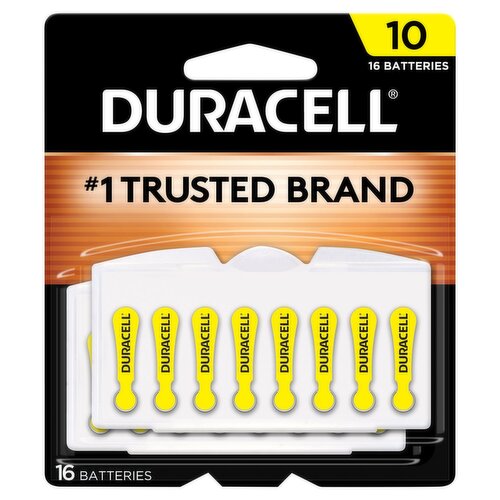 Duracell Zinc Air 1.45 V Batteries, 16 count