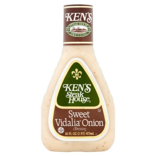 Ken's Steak House Sweet Vidalia Onion Dressing, 16 fl oz