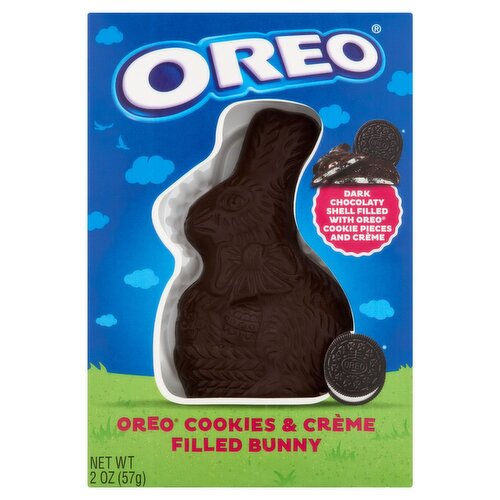 Oreo Cookies & Crème Filled Bunny, 2 oz