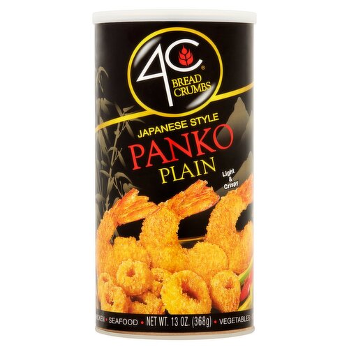 4C Japanese Style Panko Plain Bread Crumbs, 13 oz