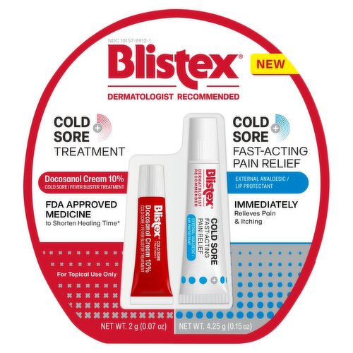 Blistex Cold Sore / Fever Blister Treatment and External Analgesic / Lip Protectant     
