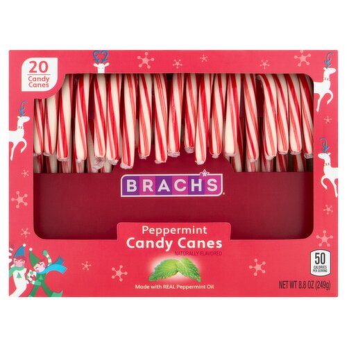 Brach's Peppermint Candy Canes, 20 count, 8.8 oz