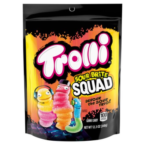 Trolli Squad Sour Brite Gummi Candy, 12.3 oz