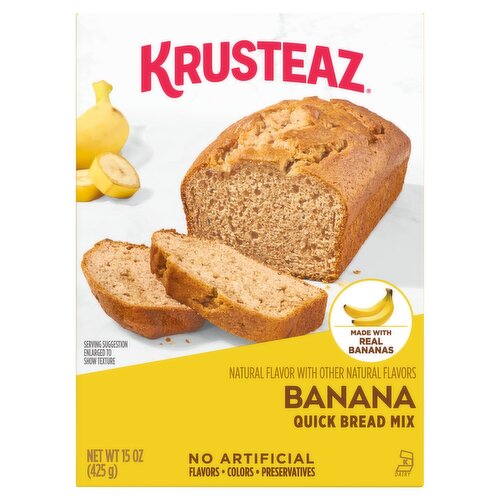 Krusteaz Banana Quick Bread Mix, 15 oz