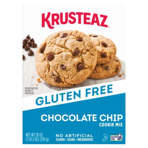 Krusteaz Gluten Free Chocolate Chip Cookie Mix, 18 oz