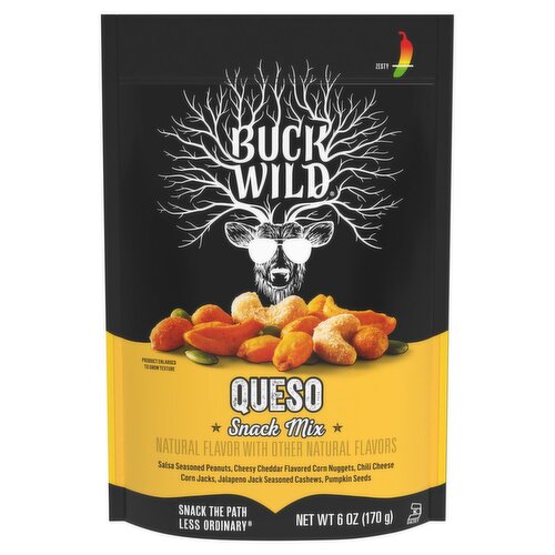 Buck Wild Queso Snack Mix, 6 oz