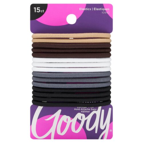 Goody Ouchless N/M Java Brown, 15 count