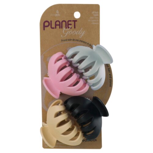 Goody Planet Sustainable Medium Spider Clip Neutrel, 4 count