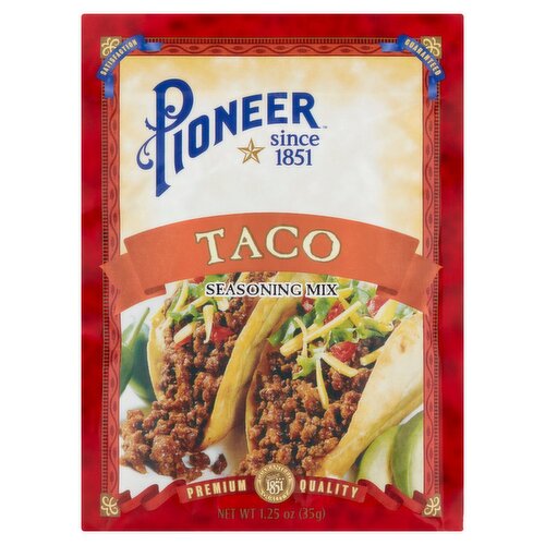 Pioneer Taco Seasoning Mix, 1.25 oz