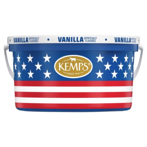 Kemps Vanilla Reduced Fat Ice Cream, 1 gal