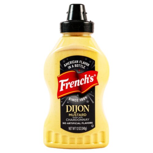 French's Dijon Mustard Made with Chardonnay, 12 oz