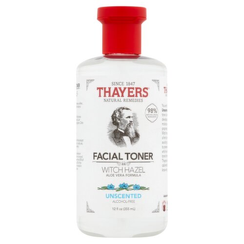 Thayers Natural Remedies Unscented Facial Toner, 12 fl oz