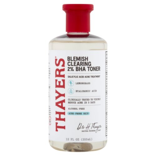 Thayers Blemish Clearing 2% BHA Toner, 12 fl oz