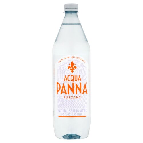 Acqua Panna Tuscany Natural Spring Water, 33.8 fl oz