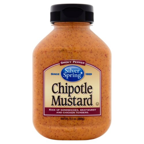 Silver Spring Smoky Pepper Chipotle Mustard, 9.5 oz