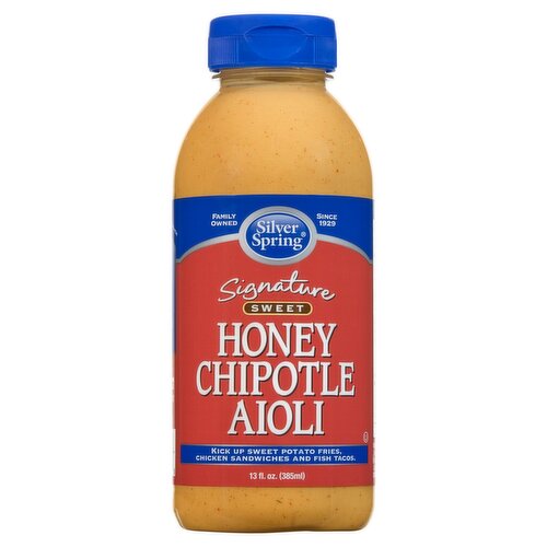 Silver Spring Signature Sweet Honey Chipotle Aioli, 13 fl oz