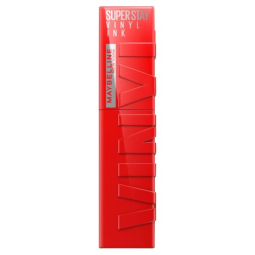 Maybelline New York Super Stay Vinyl Ink 25 Red-Hot Liquid Lipstick, 0.14 fl oz
