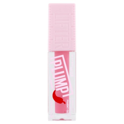 Maybelline New York Lifter Plump 003 Pink Sting Plumping Lip Gloss, 0.18 fl oz
