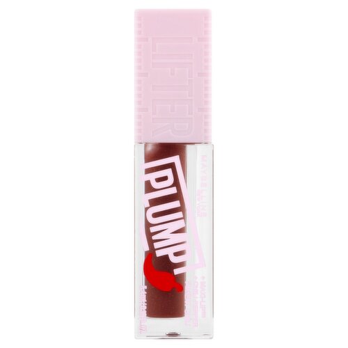 Maybelline New York Lifter Plump 007 Cocoa Zing Plumping Lip Gloss, 0.18 fl oz 