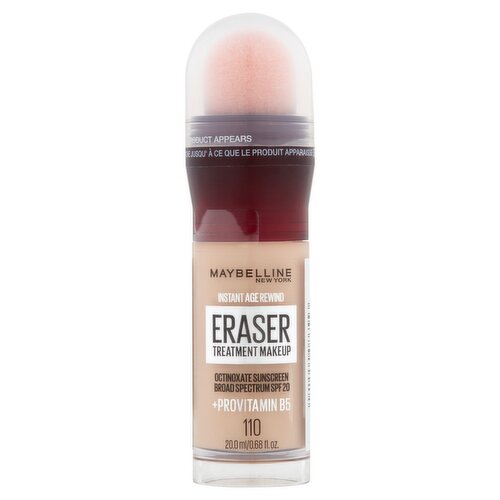 Maybelline New York 110 Broad Spectrum Octinoxate Sunscreen, SPF 20, 0.68 fl oz