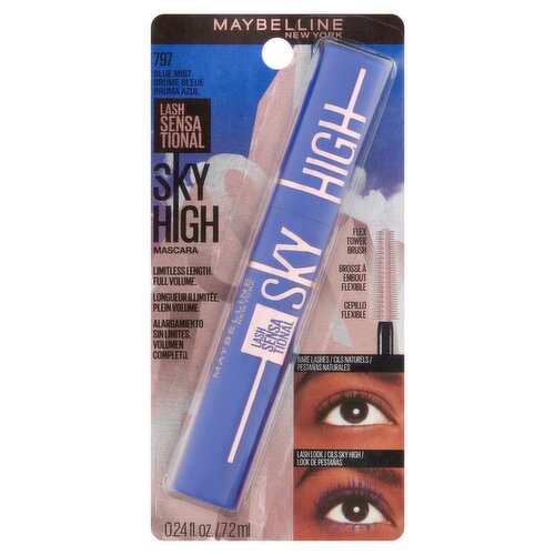 Maybelline New York Lash Sensational 797 Blue Mist Sky High Mascara, 0.24 fl oz