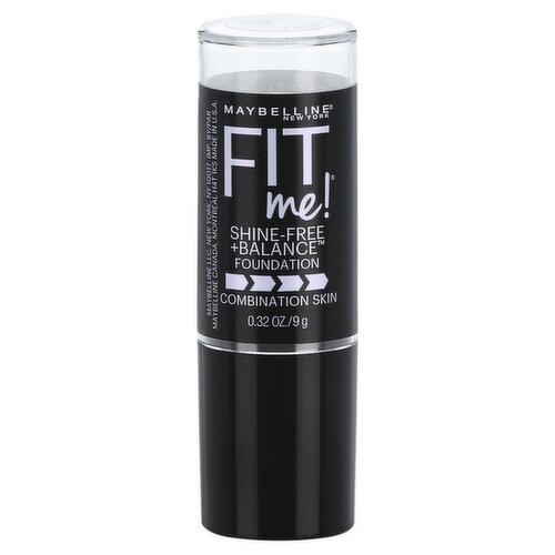 Maybelline New York Fit Me! Shine-Free + Balance Foundation, 0.32 oz