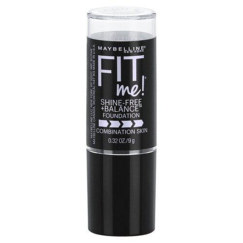 Maybelline New York Fit Me! Shine-Free + Balance Foundation, 0.32 oz