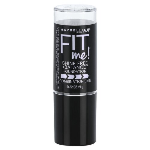 Maybelline New York Fit Me! Shine-Free + Balance Foundation, 0.32 oz