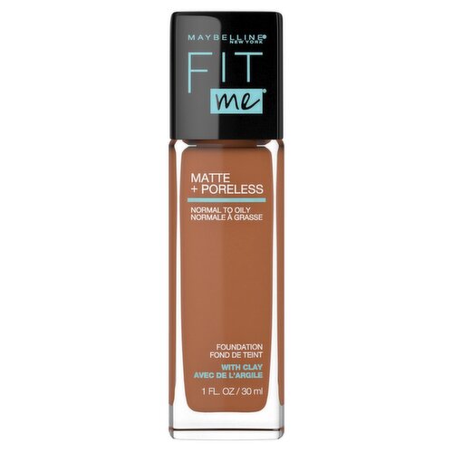 Maybelline New York Fit Me 355 Coconut Matte + Poreless Foundation, 1 fl oz