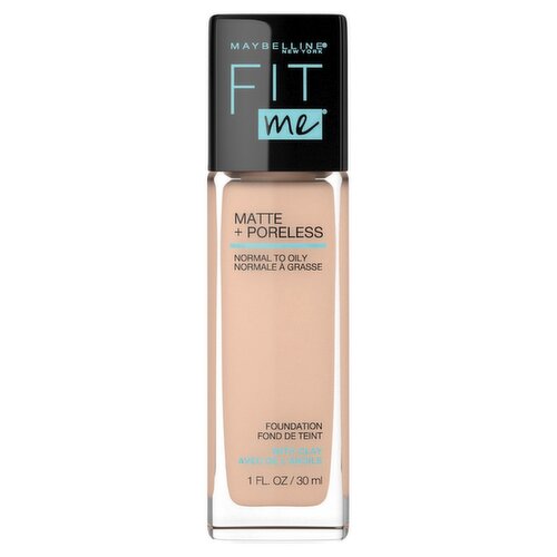 Maybelline New York Fit Me Matte + Poreless 122 Creamy Beige Foundation, 1 fl oz