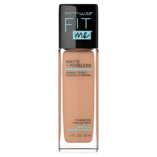 Maybelline New York Fit Me 320 Natural Tan Matte + Poreless Foundation, 1 fl oz