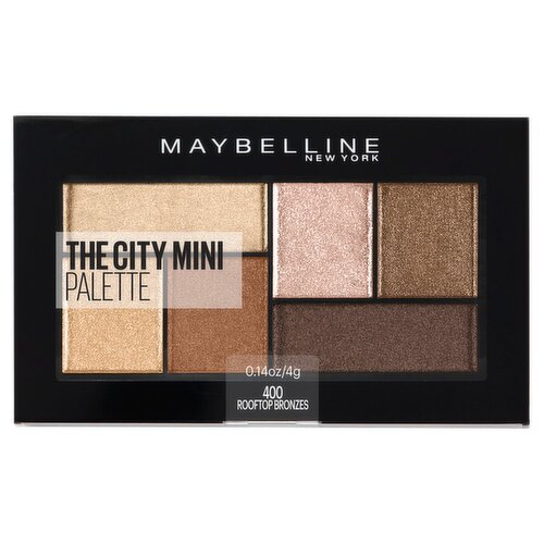 Maybelline New York The City Mini 400 Rooftop Bronzes Eyeshadow, 0.14 oz