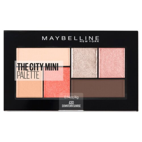 Maybelline New York The City Mini 430 Downtown Sunrise Eyeshadow Palette, 0.14 oz