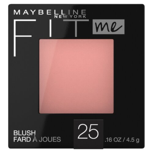 Maybelline New York Fit Me! 25 Pink Rose Blush, .16 oz