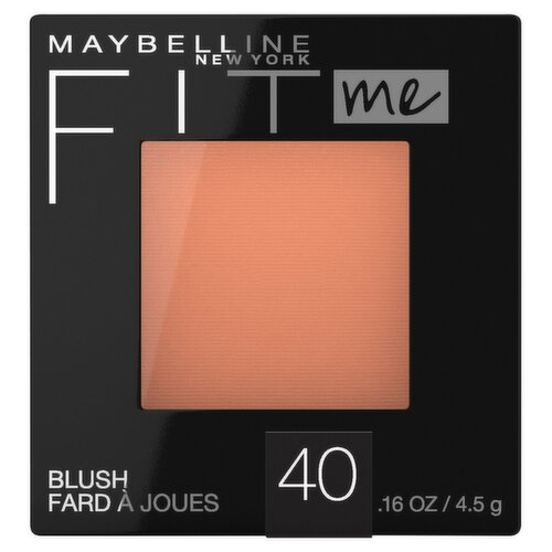 Maybelline New York Fit Me! 40 Peach Blush, .16 oz