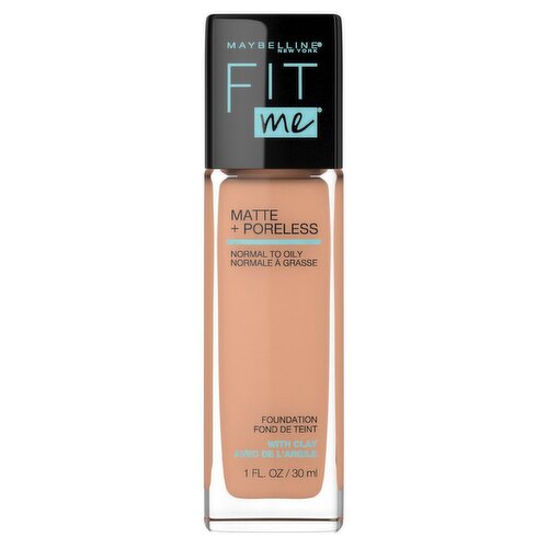 Maybelline New York Fit Me 245 Classic Beige Matte + Poreless Foundation, 1 fl oz