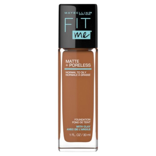 Maybelline New York Fit Me 356 Warm Coconut Matte + Poreless Foundation, 1 fl oz