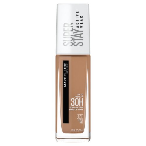 Maybelline New York Super Stay Active Wear 320 Honey Foundation, 1.0 fl oz