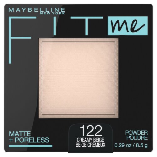 Maybelline New York Fit Me 122 Creamy Beige Matte + Poreless Pressed Powder, 0.29 oz