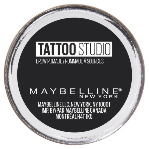 Maybelline New York Tattoo Studio 376 Medium Brown Brow Pomade, .106 oz