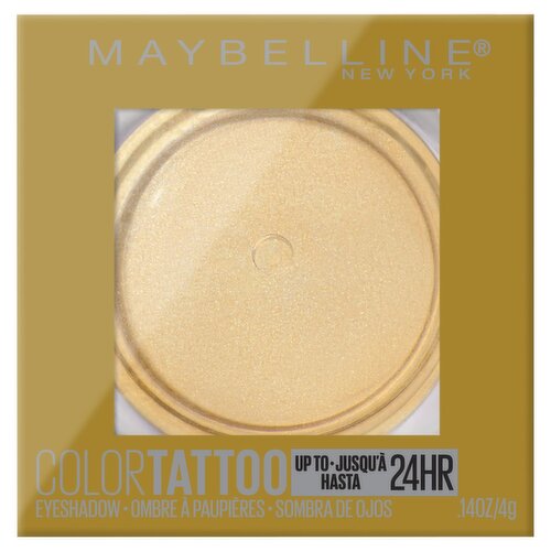 Maybelline New York Color Tattoo Golden Girl Cream Eyeshadow, .14 oz