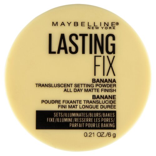 Maybelline New York Lasting Fix Banana Translucent Setting Powder, 0.21 oz