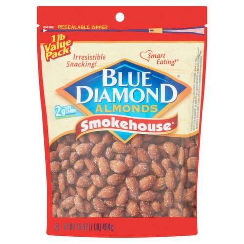 Blue Diamond Almonds Smokehouse Almonds Value Pack, 16 oz