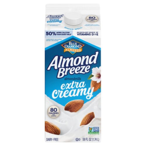 Blue Diamond Almonds Almond Breeze Extra Creamy Almondmilk, 59 fl oz