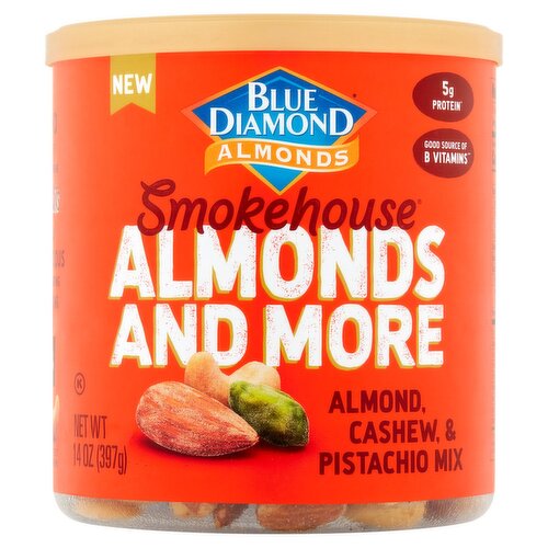 Blue Diamond Almonds Smokehouse Almond, Cashew, & Pistachio Mix, 14 oz