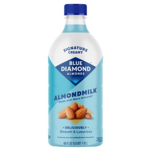 Blue Diamond Almonds Signature Creamy Almondmilk, 48 fl oz