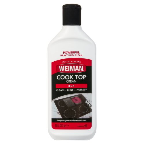 Weiman 3-in-1 Cook Top Cream, 10 oz