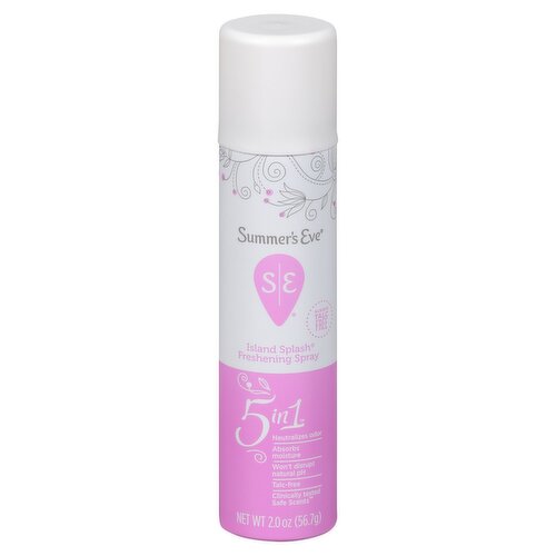 Summer's Eve Island Splash Freshening Spray, 2.0 oz