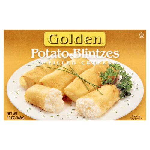 Golden Filled Crepes Potato Blintzes, 6 count, 13 oz