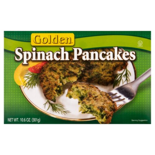 Golden Spinach Pancakes, 8 count, 10.6 oz